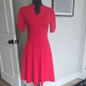 Elegant Red Women's Dress